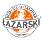 Logo Uczelnia Łazarskiego PL color